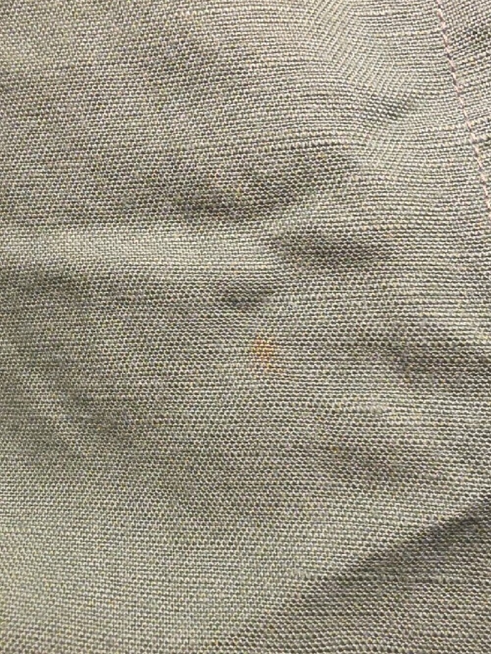 Nautica Button-Down Linen Sage Green Short-Sleeved Men's Shirt - Size Large - Picture 10 of 11